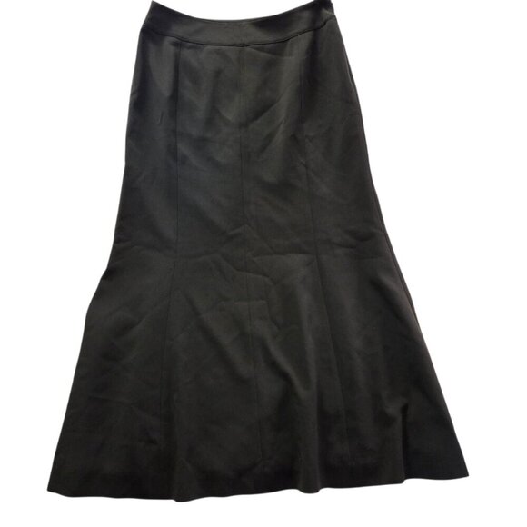 Jones New York Black Mermaid Maxi Skirt | Flared Gored Workwear | Size 6 - Picture 1 of 7